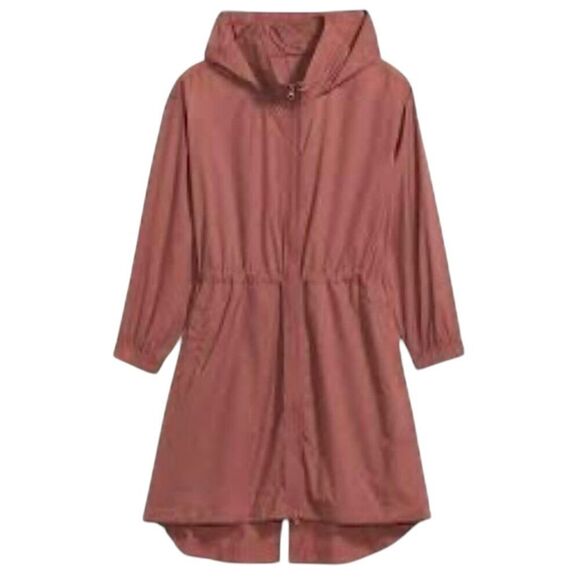 Old Navy Active Large Go-H20 Water-Repellent Hooded Rain Jacket in Cedarwood - Picture 4 of 10